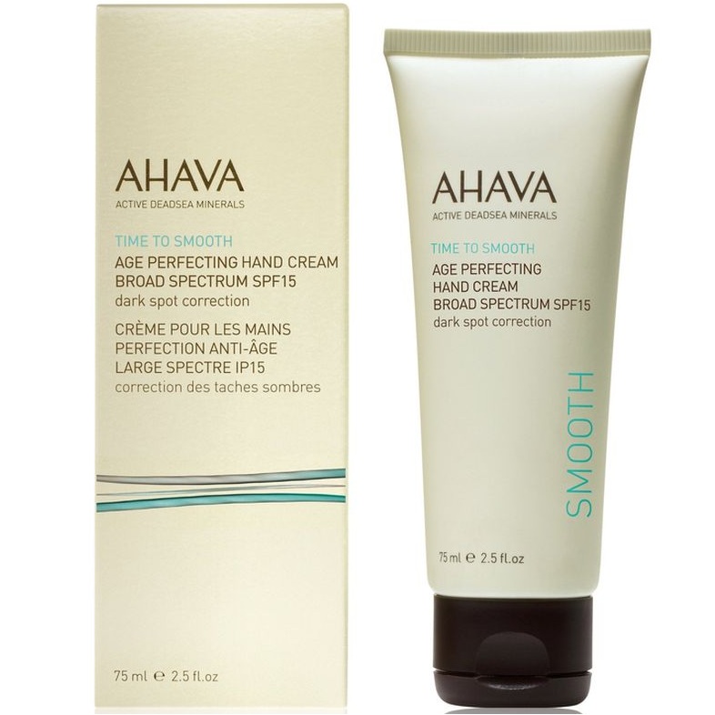 Ахава (Ahava) Time To Smooth Противовозрастной крем для рук с защитой широкого спектра spf15 75мл
Ахава (Ahava) Time To Smooth Противовозрастной крем для рук с защитой широкого спектра spf15 75мл