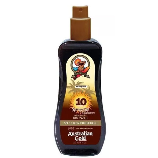 Australian Gold SPF Солнцезащитный Лосьон для загара SPF10 Spray Gel with Bronzer 237 мл
Australian Gold SPF Солнцезащитный Лосьон для загара SPF10 Spray Gel with Bronzer 237 мл
