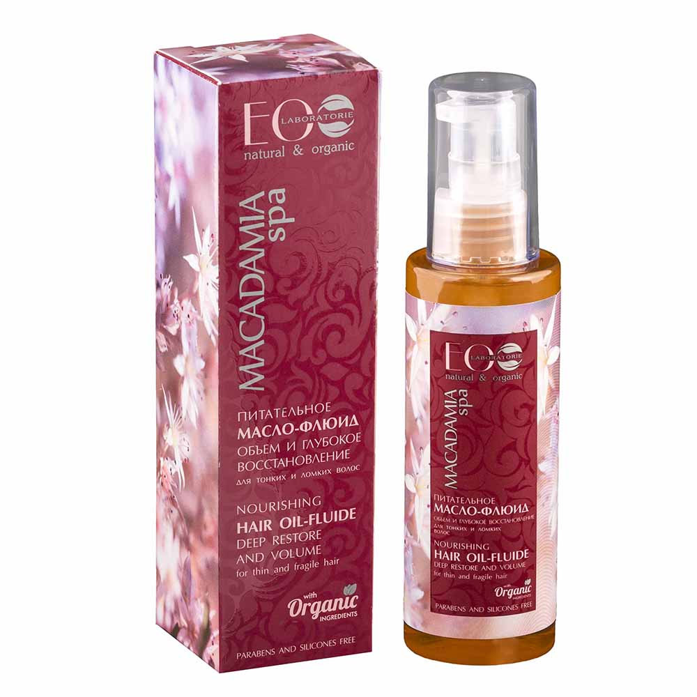 Эколаб SPA Macadamia Масло-флюид для сильно поврежденных и окрашенных волос Объем и глубокое восстановление 100 мл
Эколаб SPA Macadamia Масло-флюид для сильно поврежденных и окрашенных волос Объем и глубокое восстановление 100 мл