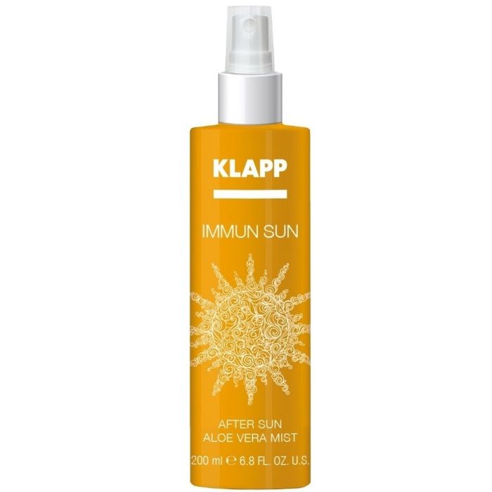 Klapp Успокаивающий спрей после загара с алое вера Immun Sun After Sun Aloe Vera Mist 200мл
Klapp Успокаивающий спрей после загара с алое вера Immun Sun After Sun Aloe Vera Mist 200мл