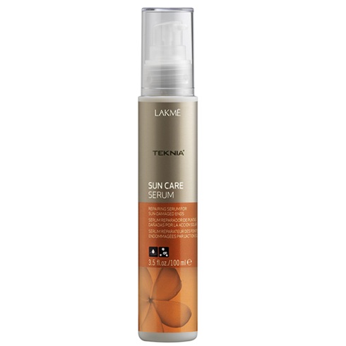 LAKME SUN CARE SERUM Сыворотка для восстановления поврежденных солнцем кончиков волос 100 мл
LAKME SUN CARE SERUM Сыворотка для восстановления поврежденных солнцем кончиков волос 100 мл
