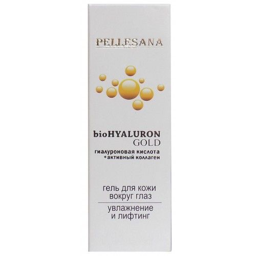 Pellesana biohyaluron gold гель с гиалуроновой кислотой активным коллагеном и золотом для кожи вокруг глаз 15 мл
Pellesana biohyaluron gold гель с гиалуроновой кислотой активным коллагеном и золотом для кожи вокруг глаз 15 мл