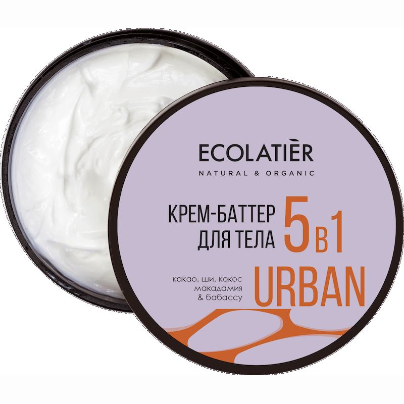 Ecolatier Urban Крем-баттер для тела 5 в 1 какао ши кокос макадамия бабассу 380 мл
Ecolatier Urban Крем-баттер для тела 5 в 1 какао ши кокос макадамия бабассу 380 мл