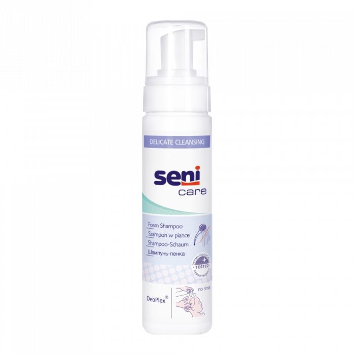 Seni care шампунь-пенка для мытья волос и кожи головы без использования воды 200мл
Seni care шампунь-пенка для мытья волос и кожи головы без использования воды 200мл
