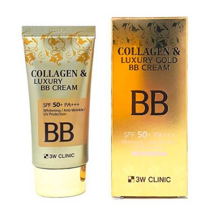 3W Clinic Collagen & Luxury Gold BB Cream коллагеновый ВВ крем с коллоидным золотом 50мл
3W Clinic Collagen & Luxury Gold BB Cream коллагеновый ВВ крем с коллоидным золотом 50мл
