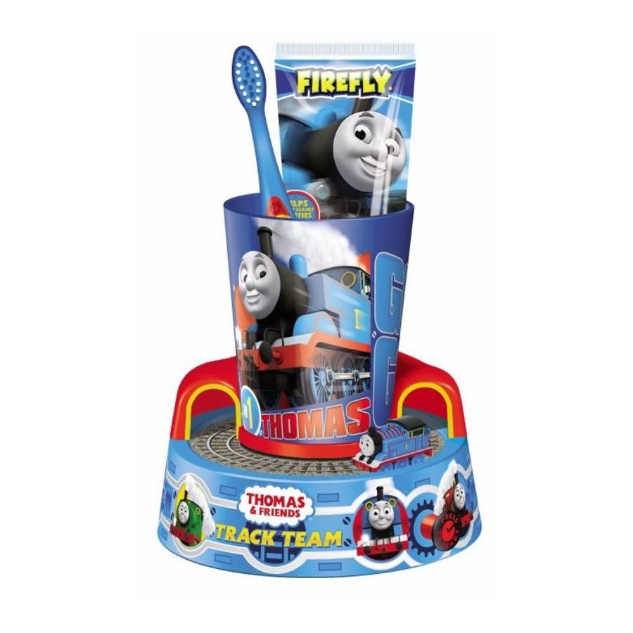 Thomas&Friends Toothbrush Timer with Beaker&toothpaste Набор: щетка,паста 75мл,стакан и подставка-игрушка с таймером
Thomas&Friends Toothbrush Timer with Beaker&toothpaste Набор: щетка,паста 75мл,стакан и подставка-игрушка с таймером