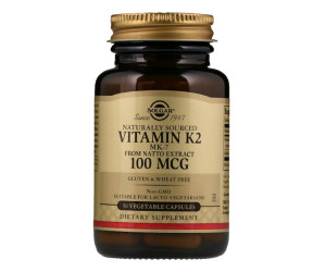 Солгар Витамин К2 натуральный менахинон 7 капсулы 100мкг N50