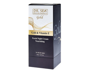Dr.Sea Gold Крем для лица питательный ночной с золотом и витамином Е 50мл