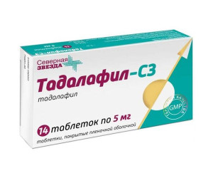 Тадалафил-СЗ таблетки п.п.о 5мг N14