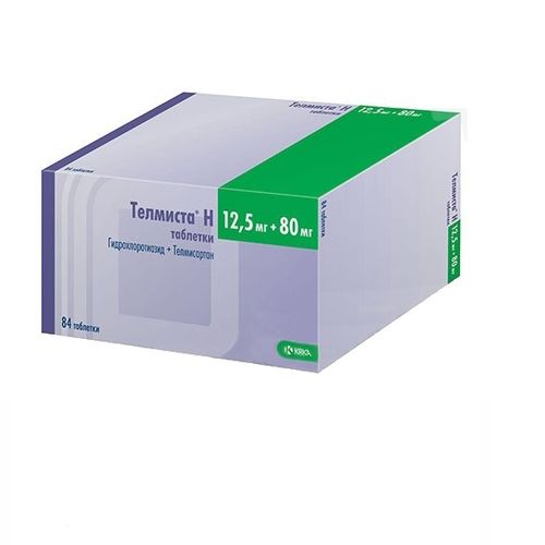 Телмиста Н таблетки 12,5мг + 80 мг N84  по выгодной цене  .