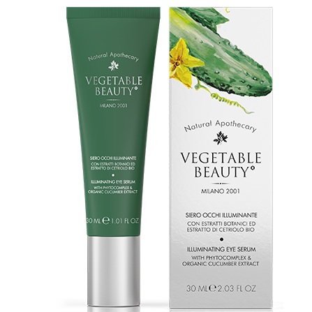 

Vegetable Beauty иллюминирующая сыворотка для кожи вокруг глаз c фито-комплексом и экстрактом огурца 30 мл