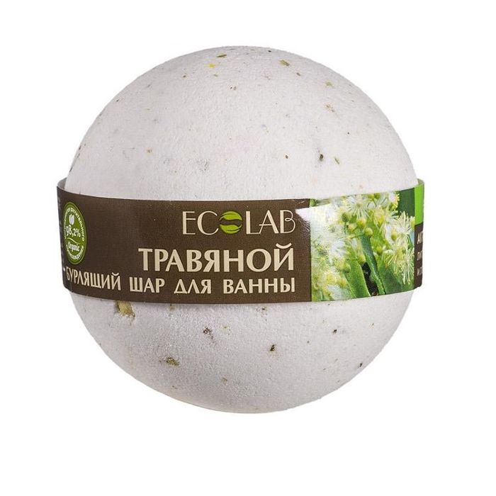 

Эколаб Бурлящий шар для ванны Розмарин и лаванда