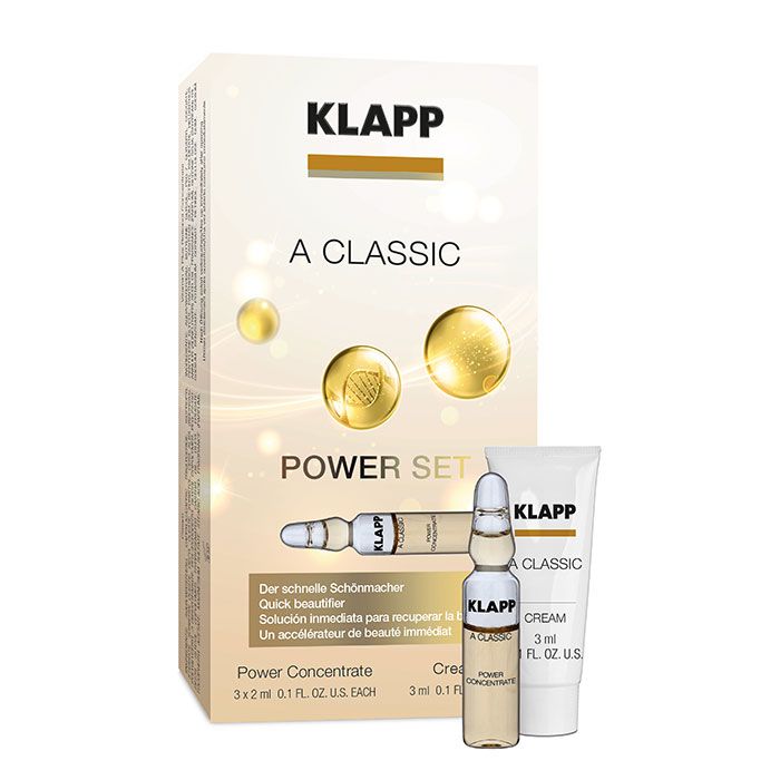 Klapp A CLASSIC Power Set Мини-набор Энергия витамина A: ампульный концентрат+дневной крем