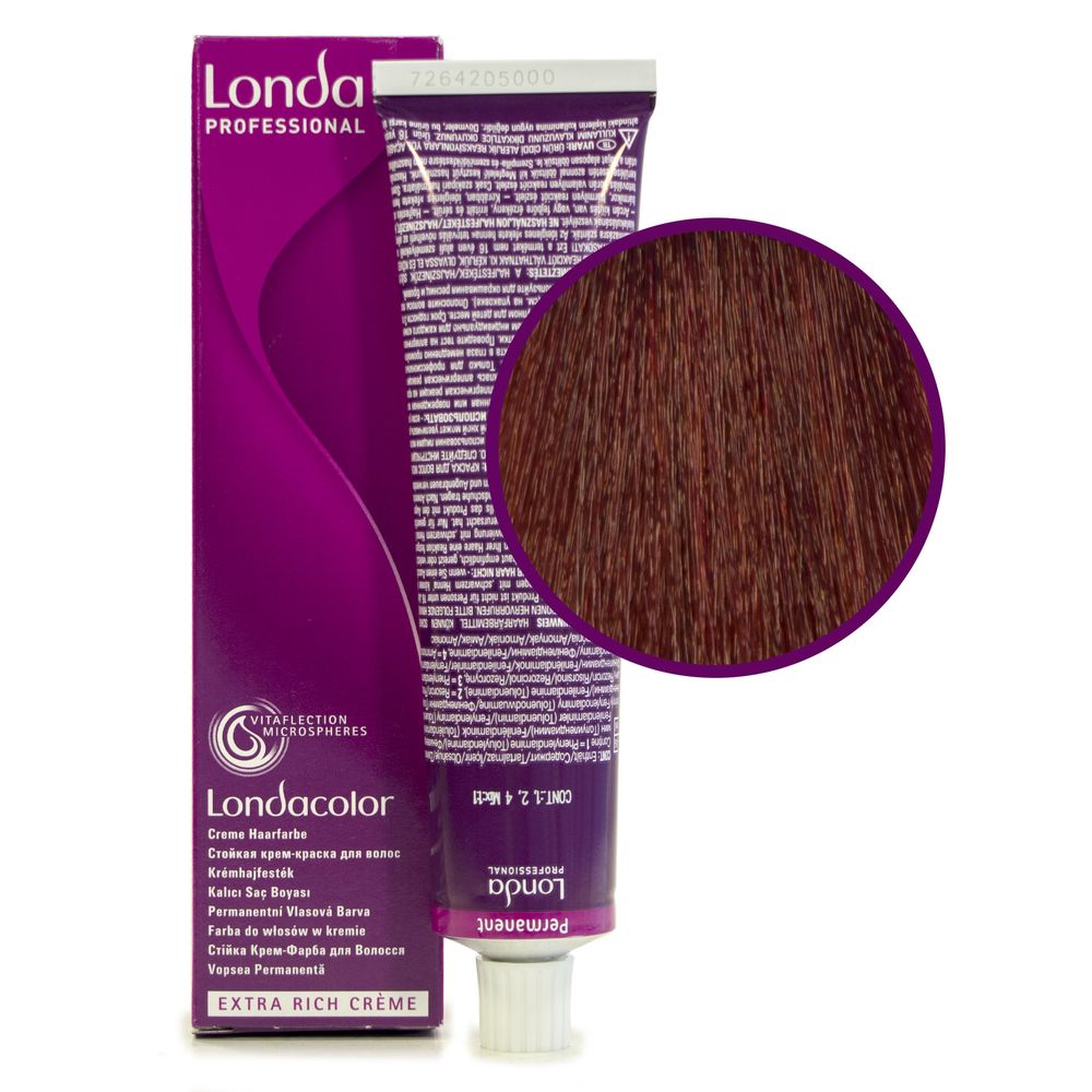 

Londa Color 6/45 тёмный блонд медно-красный стойкая крем-краска 60мл
