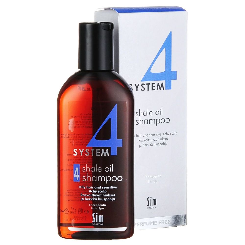 Sim Sensitive Система 4 шампунь терапевтический №4 для жирных волос, чувствительной, раздраженной кожи головы 100мл