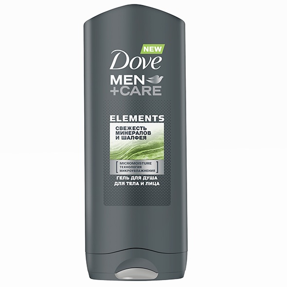 

Dove Гель для душа Свежесть Минералов и Шалфея 250мл