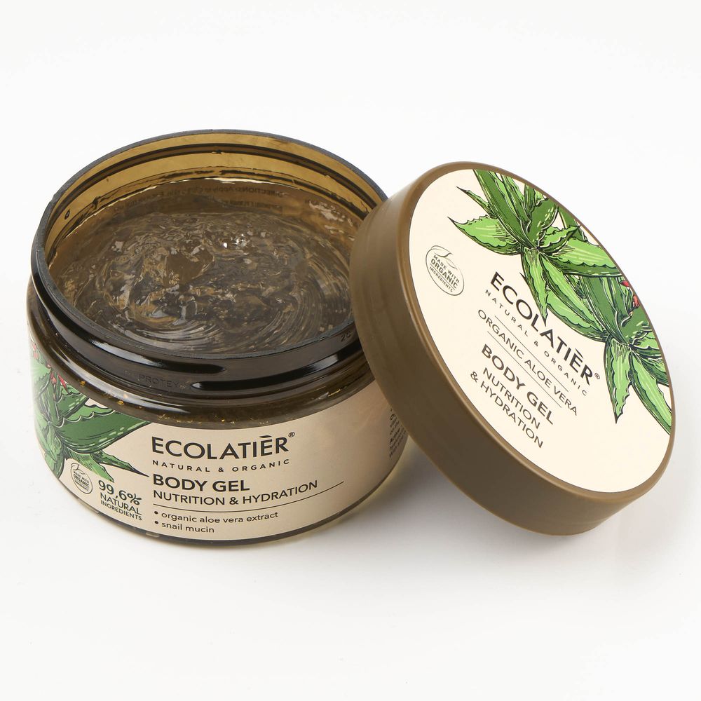 

Ecolatier GREEN Гель для тела Питание и увлажнение Алое Вера и Муцин улитки 250мл