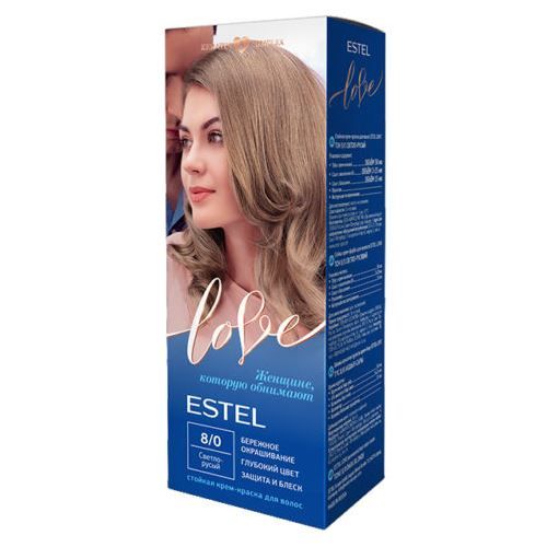

Estel Love Стойкая крем-краска для волос 8/0 светло-русый