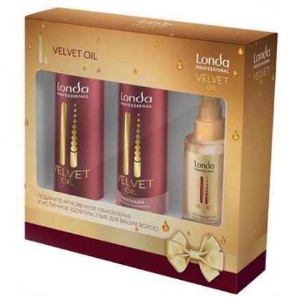 

Londa Velvet Oil Подарочный набор Шампунь 250мл+кондиционер 250мл+масло 100мл