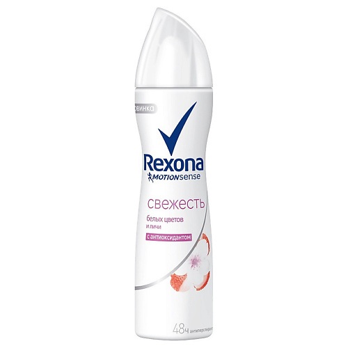 

Rexona Антиперспирант-аэрозоль Белые цветы и личи 150мл