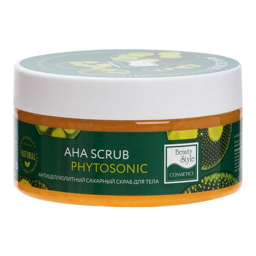 

BeautyStylе Антицеллюлитный сахарный скраб для тела AHA Scrub Phytosoniс 200мл