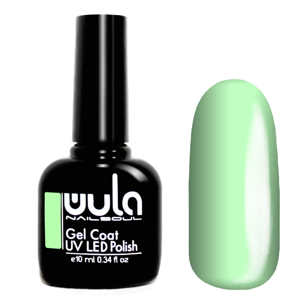 

Wula nailsoul гель лак 10мл тон 410 пастельно-зеленый