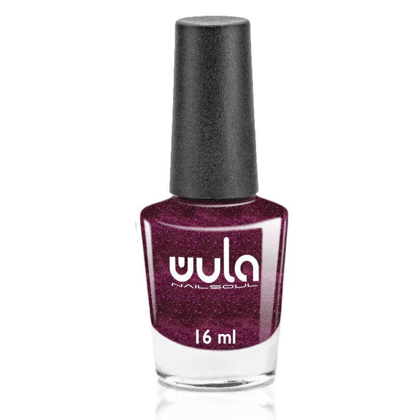 

Wula nailsoul лак для ногтей 16мл тон 82 Марсала искрящийся
