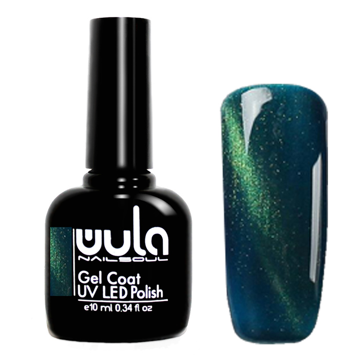 

Wula nailsoul гель лак Cat's eye 10мл тон 601 Teal gem