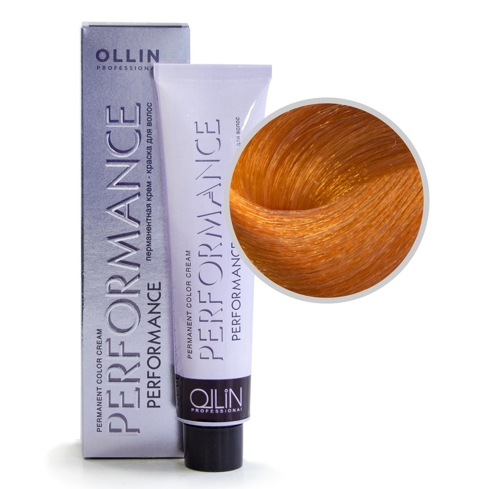 

Ollin Performance 9/43 блондин медно-золотистый Перманентная крем-краска для волос 60мл