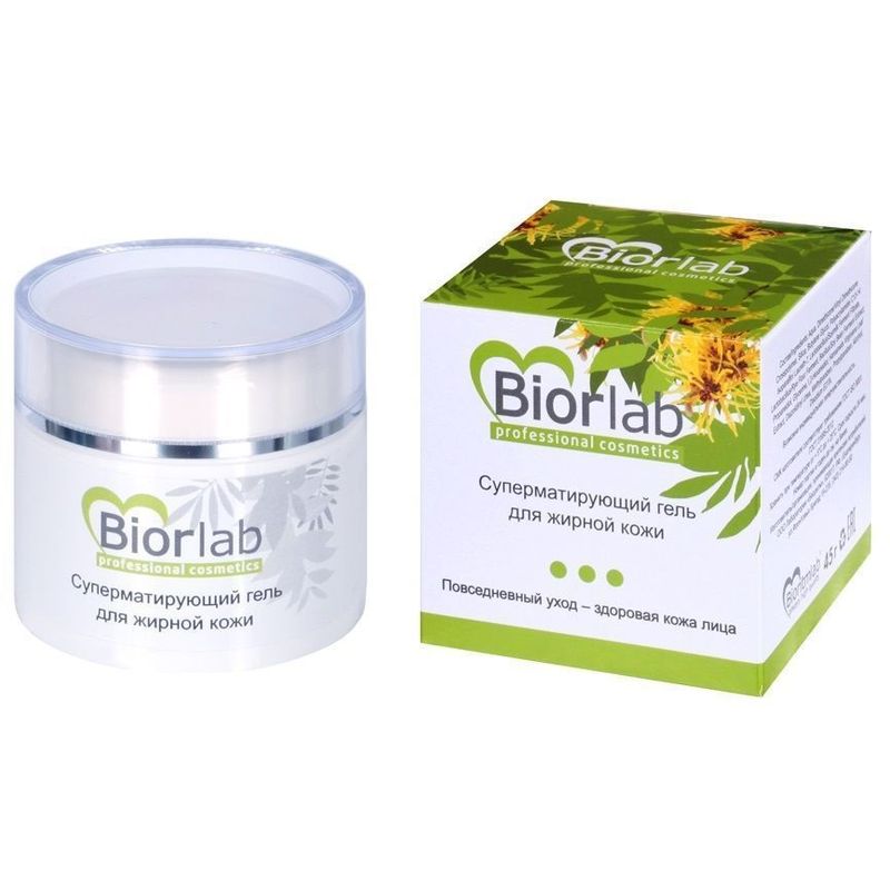 

Biorlab Гель суперматирующий для жирной кожи 45 г