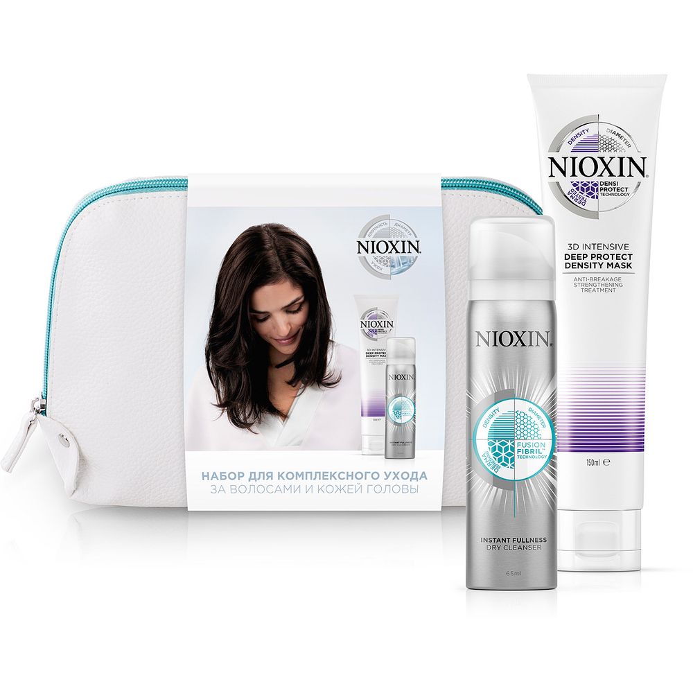 

Nioxin Набор в косметичке маска 150мл + сухой шампунь 65мл