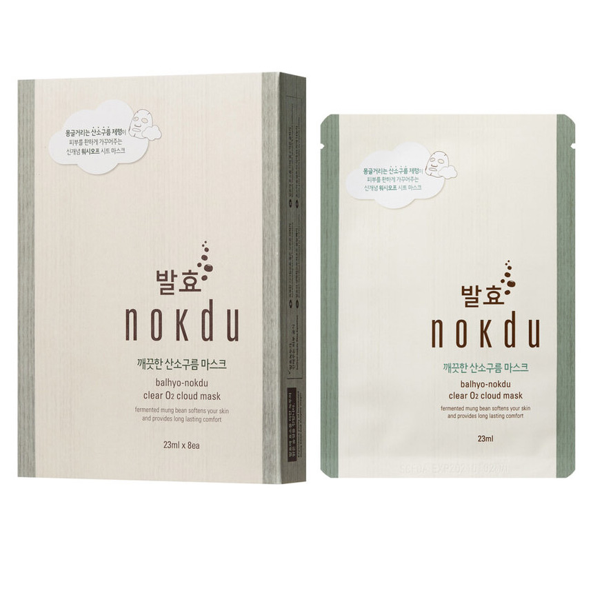 

Balhyo Nokdu Clear O2 Cloud Mask Кислородная маска-облако О2 23мл N8