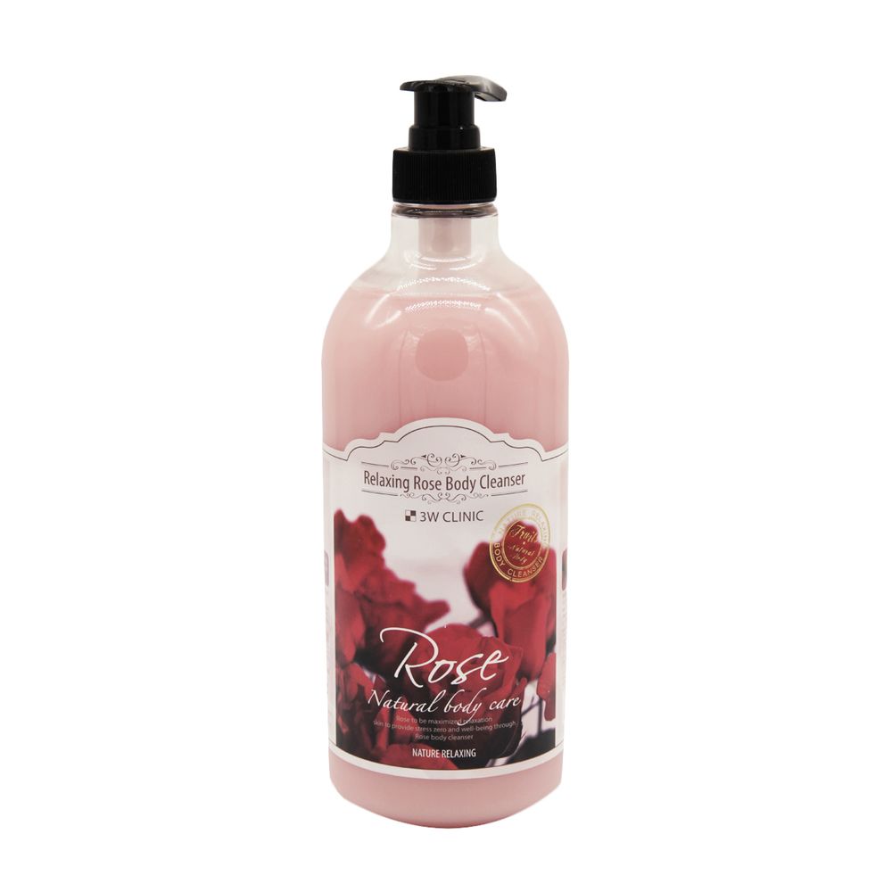 

3W Clinic Гель для душа релакс Роза relaxing body cleanser 1000мл