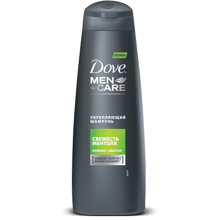 Dove шампунь мужской свежесть ментола 250мл