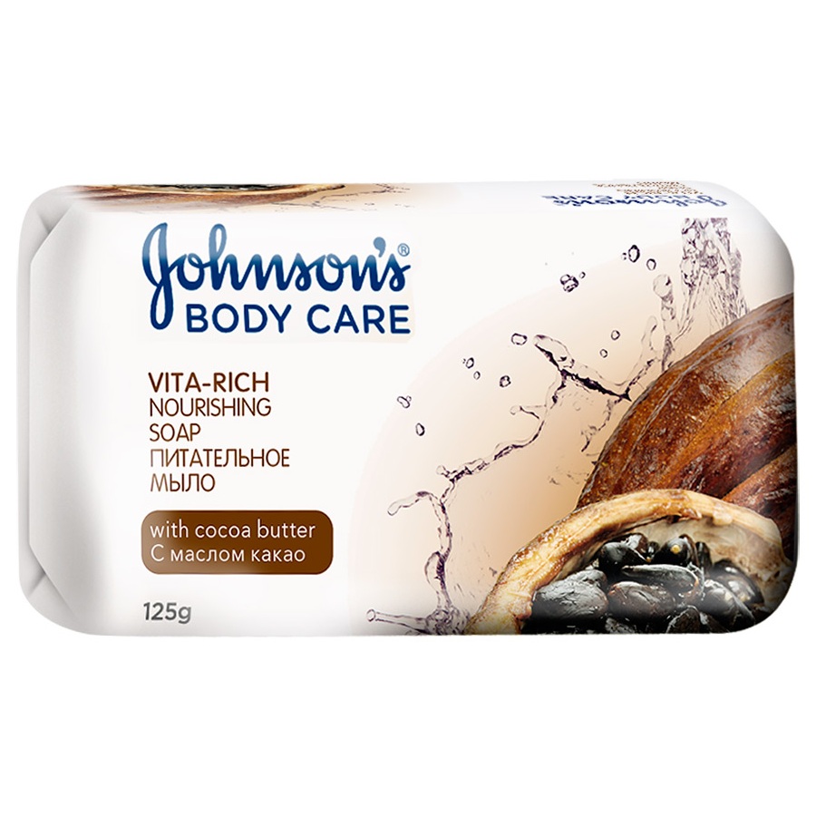 Джонсон боди Care VITA-RICH Питательное мыло с маслом Какао 125г