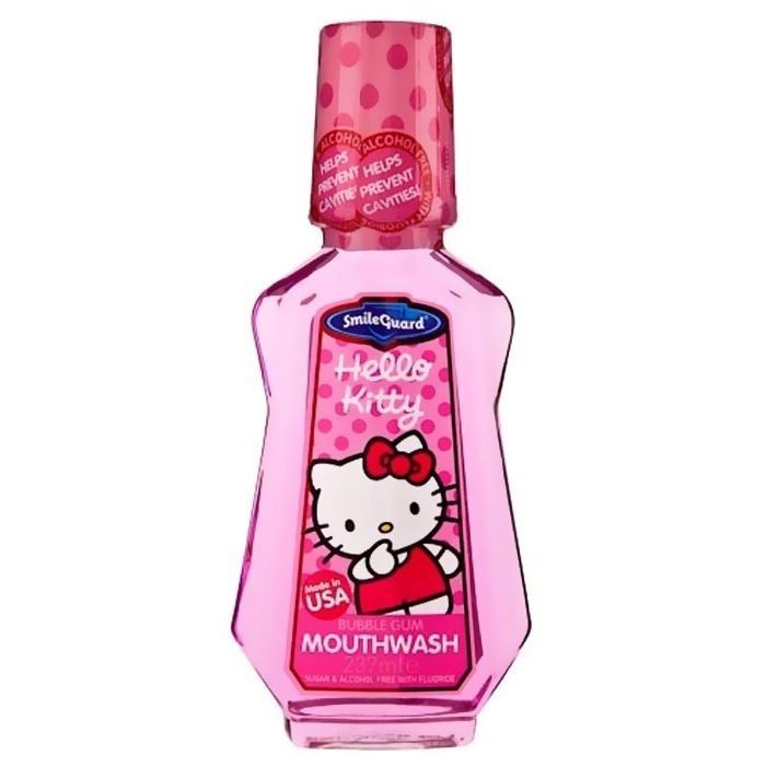 

Hello Kitty Mouthwash Ополаскиватель полости рта со вкусом Bubble Gum 237мл