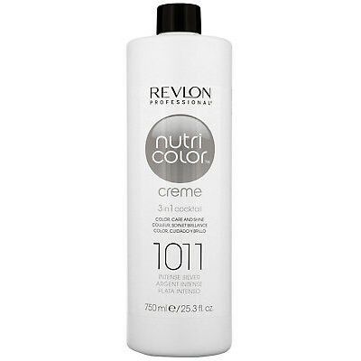 

Revlon Nutri Color Creme Крем-краска 3в1 1011 интенсивно Серебристый 750мл