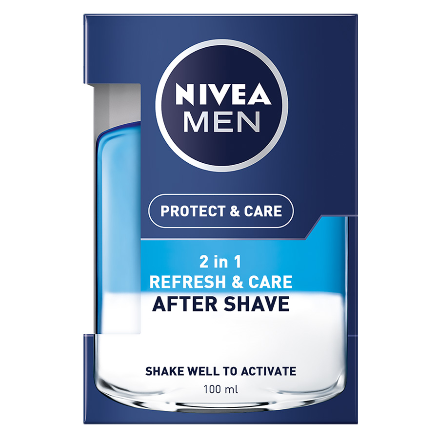 Nivea Men для мужчин Лосьон после бритья 2в1 Свежесть и Комфорт Защита и Уход 100мл