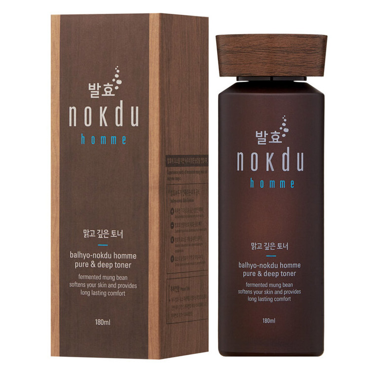 

Balhyo Nokdu Homme Pure&Deep Toner Мужской тоник с эффектом глубокого очищения 180мл