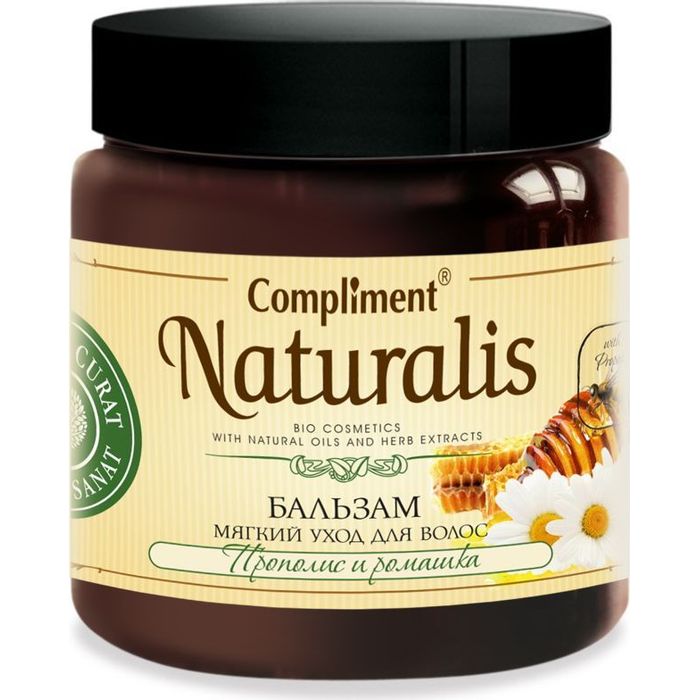

Compliment Naturalis бальзам для волос Прополис и ромашка 500мл