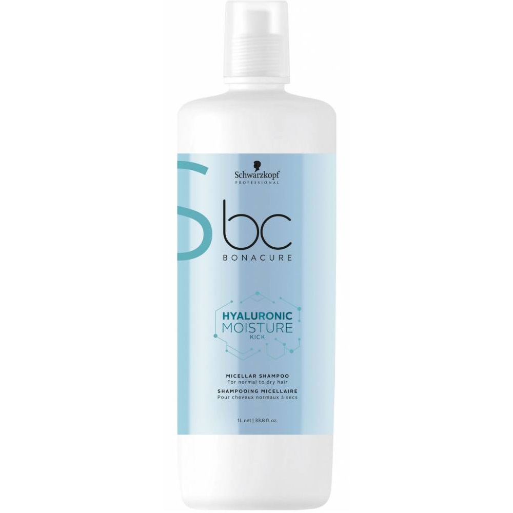 

Schwarzkopf Bonacure Hyaluronic Moisture Kick Мицеллярный шампунь 1000мл