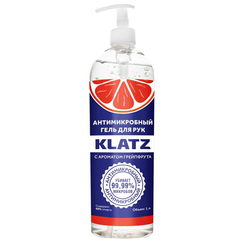 Klatz Антимикробный гель для рук с ароматом грейпфрута 1000мл