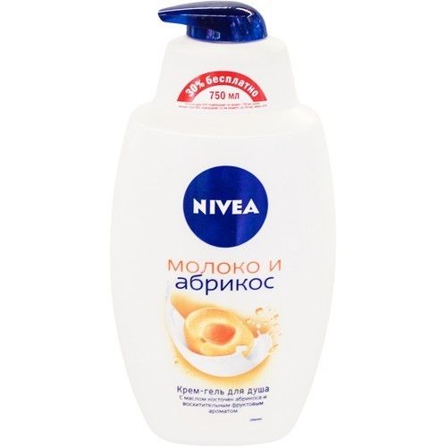 

Nivea Крем-гель Молоко и абрикос Hydra IQ 750мл