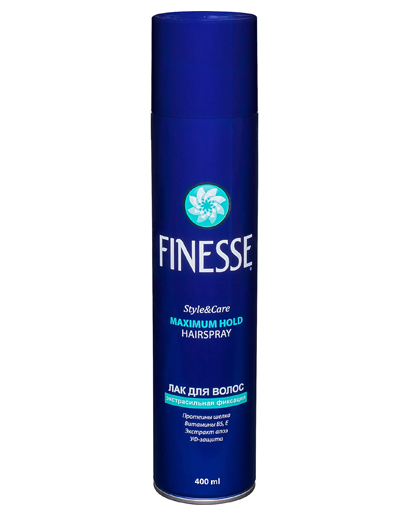 

Finesse Лак для волос экстрасильной фиксации 400 мл