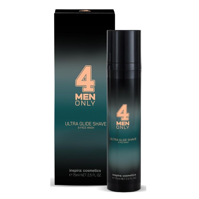 

Inspira Ultra Glide Shave & Face Wash Ультрамягкий гель-крем для умывания и бритья 75мл