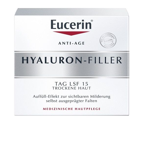 Eucerin Hyaluron-filler Крем для дневного ухода за сухой чувствительной кожей SPF15 50мл