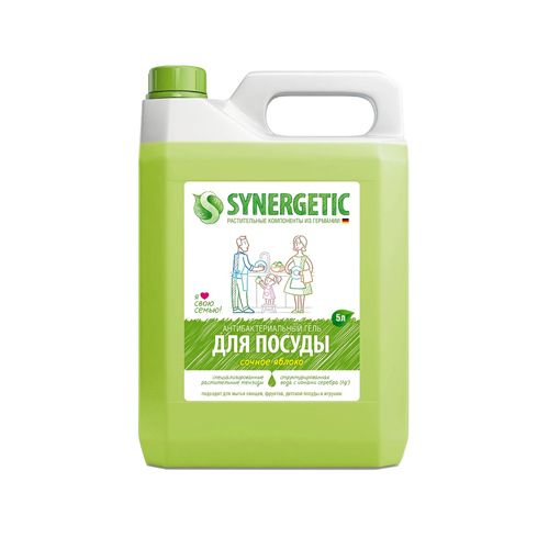 

Synergetic Средство концентрированное для мытья посуды и фруктов Яблоко 5л