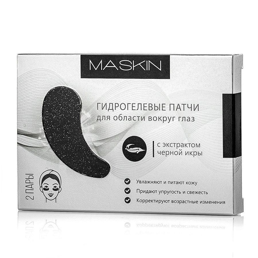 

Maskin патчи гидрогелевые для глаз с экстрактом черной икры 2 пары