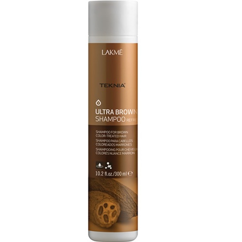 

LAKME ULTRA BROWN SHAMPOO Шампунь для поддержания оттенка окрашенных волос "Коричневый" 300 мл