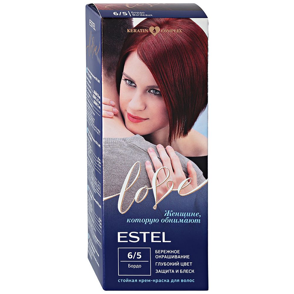 

Estel Love Стойкая крем-краска для волос 6/5 бордо